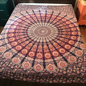 Mandala Queen Duvet Cover/Sham Set